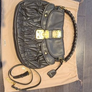 Miu Miu Matelasse Coffer hobo (Taupe)